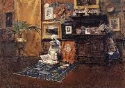 William Merritt Chase Studio Interior oil painting artist